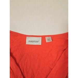 Avenue Blouse Top V-Neck‎ 3/4 Sleeve Plus Size Comfort Casual 18/20